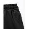 image:imageGORGLITTER Mens Bear Graphic Drawstring Waist Active Track Drippy ShortsBlack Graphic