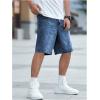 image:imageGORGLITTER Boys Jorts Baggy Jeans Shorts Straight Leg Casual Denim Shorts with PocketsMedium Blue