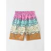 image:imageGORGLITTER Boys Shorts Graphic Basketball Short Elastic Waist Athletic Gym Track Shorts with PocketsMulticolor Cream