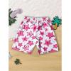image:imageGORGLITTER Boys Shorts Graphic Basketball Short Elastic Waist Athletic Gym Track Shorts with PocketsPink