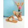 image:imageGORGLITTER Girls Bow Flats Sandals Cute Flip Flops Dress ShoesGold