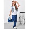 image:imageGORGLITTER Girls Denim Jean Jacket Vest Cute Summer Button Down Flap Pocket V Neck Western OutfitsBlue