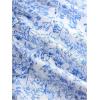 image:imageGORGLITTER Girls Floral Bow Mini Skirt Cute Casual Wrap Tie Side Ruffle Summer Beach Short Skirts Preppy ClothesBlue