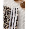 image:imageGORGLITTER Girls Leopard Cheetah Print Pants Baggy Animal Wide Leg Sweatpants Y2K Bow High Waist Loose Joggers BottomsBrown Striped
