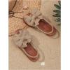 image:imageGORGLITTER Girls Sandals Dress Bow Slide Sandals Ankle Strap Open Toe Flats Cute Summer Vacation Sandals ShoesCoffee Brown