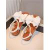 image:imageGORGLITTER Girls Sandals Dressy Bow Ankle Strap Sandal Open Toe Slides Flats Summer Cute Vacation SandalsWhite Bow