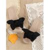 image:imageGORGLITTER Girls Sandals Summer Cute Fashion Trendy Beach Vacation Slides Sandals Bow Braided Slip on Dress SandalsBlack Bow