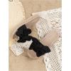 image:imageGORGLITTER Girls Sandals Summer Cute Fashion Trendy Beach Vacation Slides Sandals Bow Braided Slip on Dress SandalsBlack Bow