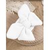 image:imageGORGLITTER Girls Sandals Summer Cute Fashion Trendy Beach Vacation Slides Sandals Bow Braided Slip on Dress SandalsWhite