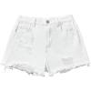 image:imageGORGLITTER Girls Jean Shorts Cute Summer Trendy Fashion Ripped Denim Shorts High Waist Straight Leg Clothes JortsWashed White