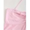 image:imageGORGLITTER Womens Bow Halter Tops Y2K Cute Sleeveless Ruffle Babydoll Tops Sleeveless Going Out Camisole Tank TopPink
