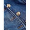 image:imageGORGLITTER Womens Button Down Denim Vest Sleeveless Crew Neck Tank Tops Fashion DressyMedium Wash