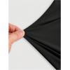 image:imageGORGLITTER Womens Cowl Neck Halter Top Sexy Draped Front Low Cut Backless Tank Ruched Going Out Crop TopsBlack