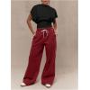 image:imageGORGLITTER Womens Dolman Short Sleeve Crop Tops Ruched Crew Neck Casual Going Out TopsBlack