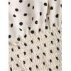 image:imageGORGLITTER Womens Polka Dots Boat Neck Tank Top Ruffle Tie Shoulder Smocked Going Out Y2k Vest TopsApricot and Black
