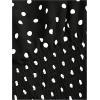 image:imageGORGLITTER Womens Polka Dots Boat Neck Tank Top Ruffle Tie Shoulder Smocked Going Out Y2k Vest TopsBlack