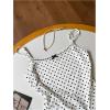 image:imageGORGLITTER Womens Polka Dots Tops Coquette Lace Trim Scoop Neck Cropped Camisole Y2k Going Out Cami TopsBlack and White
