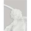 image:imageGORGLITTER Womens Ruffle Flowy Top Y2k Sleeveless Halter Backless Asymmetrical Jellyfish Crop Tops Rave Going Out OutfitsWhite