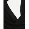 image:imageGORGLITTER Womens Sexy Halter Backless Cowl Neck Top Bodysuit Slim Fit Sleeveless Draped Top Party ClubwearBlack