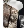 image:imageGORGLITTER Womens Sexy Lace Halter Tops Y2k Animal Print Tie Backless Going Out Crop Tank TopBrown