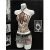 image:imageGORGLITTER Womens Sexy Lace Halter Tops Y2k Animal Print Tie Backless Going Out Crop Tank TopBrown