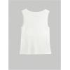 image:imageGORGLITTER Womens Sleeveless Knit Sweater Vest Top Tredny Dressy Button Up Business Casual Cardigan Vest Going Out TopWhite