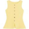 image:imageGORGLITTER Womens Sleeveless Knit Sweater Vest Top Tredny Dressy Button Up Business Casual Cardigan Vest Going Out TopYellow