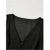image:imageGORGLITTER Womens Sleeveless Western Cowgirl Rodeo Outfit Lace Up Vests Tops Business Casual Country Concert OutfitsBlack