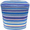image:imageGORGLITTER Womens Strapless Stripe Knit Tube Tops Bandeau Boho Summer Backless Sleeveless Colorful Going Out Crop TopBlue