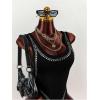 image:imageGORGLITTER Womens Studded Thong Bodysuit Glitter Sleeveless Backless Scoop Neck Slim Fit Party Rave Leotard TopsBlack
