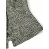 image:imageGORGLITTER Womens Tweed Blazer Vest Tops Sleeveless Square Neck Business Casual Cardigan Vests Western Cowgirl OutfitsGreen