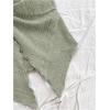 image:imageGORGLITTER Womens Twist Knot Strapless Tube Top Country Concert Outfits Split Hem Going Out Crop Bandeau TopsGreen
