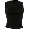 image:imageGORGLITTER Womens Y2k Cut Out Crop Tank Tops Heart Ruched Crewneck Sleeveless Slim Goth TopsBlack