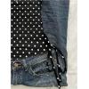 image:imageGORGLITTER Womens Y2k Gothic Strapless Tube Tank Top Grunge 2000s Clothing Bandeau Drawstring Ruched Going Out TopsBlack Polka Dots