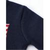 image:imageGORGLITTER Girls American Flag Graphic Sweater Crewneck Long Sleeve Knit Pullover TopsRoyal Blue
