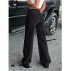 image:imageGORGLITTER Girls Baggy Jeans Cute Low Rise Wide Leg High Waisted Denim Pants Bottoms Trouser with Pockets CasualBlack
