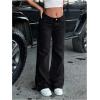 image:imageGORGLITTER Girls Baggy Jeans Cute Low Rise Wide Leg High Waisted Denim Pants Bottoms Trouser with Pockets CasualBlack