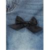 image:imageGORGLITTER Girls Baggy Jeans Cute Y2K Bow Graphic High Waisted Wide Leg Raw Trim Elastic Denim Pants Skater TrousersMedium Wash