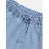 image:imageGORGLITTER Girls Baggy Jeans Vintage Washed Elastic Waist Denim Pants Y2K Boyfriend Skater Pants StreetwearLight Wash