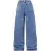 image:imageGORGLITTER Girls Baggy Jeans Wide Leg Pants Bow Embroidered High Waisted Denim Pants Cute Y2K Trendy Trouseres StreetwearLight Wash