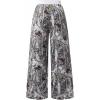 image:imageGORGLITTER Girls Baggy Pants Casual High Elastic Waist Camo Wide Leg Sweat Pants Trousers Bottoms with PocketsMulticolor