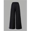 image:imageGORGLITTER Girls Baggy Sweatpants Y2k Cute Bow Lace Trim Wide Leg Barrel Pants with Pockets Going Out Casual OutfitsBlack
