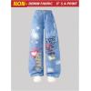 image:imageGORGLITTER Girls Baggy Wide Leg Jeans Cartoon Graphic Flare Y2k Elastic Waist Denim Jean PantsBlue