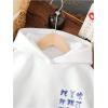 image:imageGORGLITTER Girls Bow Hoodies Long Sleeve Pullover Tops Preppy Cute Hooded SweatshirtsWhite