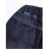 image:imageGORGLITTER Girls Bow Jeans Baggy Wide Leg Straight Leg High Waist Jeans Pants JoggersDark Wash