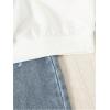 image:imageGORGLITTER Girls Bow Sweatshirt Oversized Cute Graphic Crewneck Long Sleeve Pullover Tops Size 812YWhite