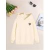 image:imageGORGLITTER Girls Cheetah Hoodies Fall Casual Cute Leopard Animal Letter Print Long Sleeve Halloween Hooded SweatshirtApricot