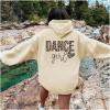 image:imageGORGLITTER Girls Cheetah Hoodies Fall Casual Cute Leopard Animal Letter Print Long Sleeve Halloween Hooded SweatshirtApricot