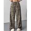 image:imageGORGLITTER Girls Cheetah Leopard Pants Wide Leg Baggy Y2k Sweatpants StreetwearMulticolor