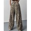 image:imageGORGLITTER Girls Cheetah Leopard Pants Wide Leg Baggy Y2k Sweatpants StreetwearMulticolor